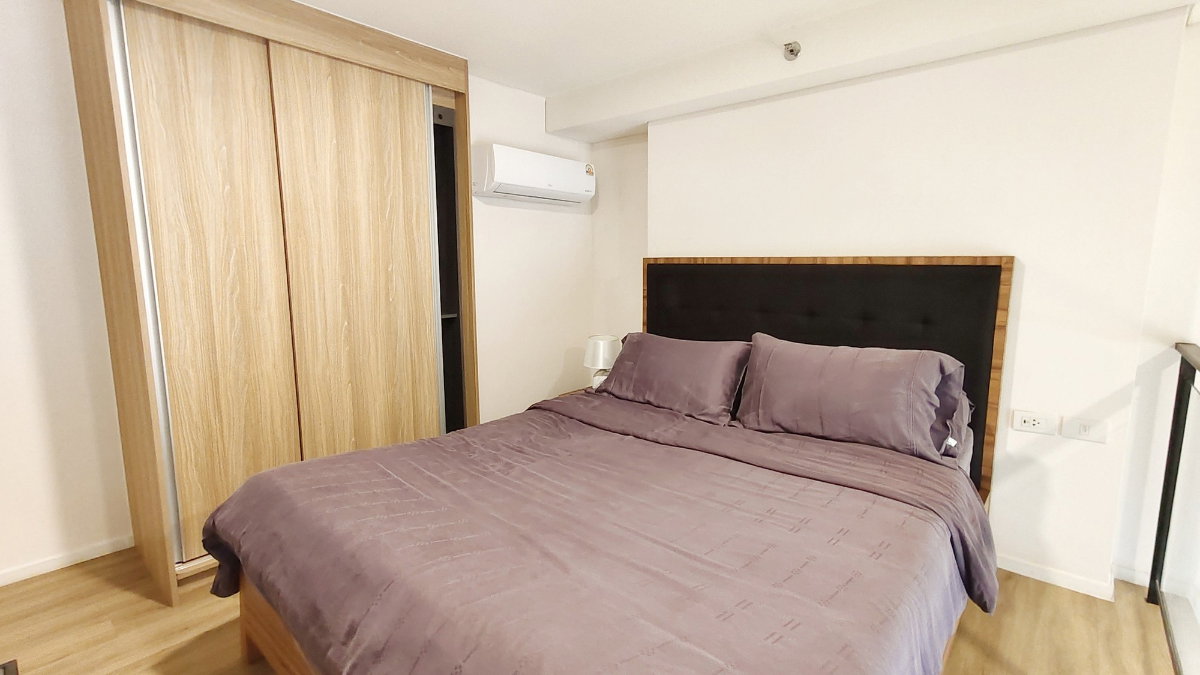 รูป ให้เช่า คอนโดดูเพล็กซ์ 1 ห้องนอน 1 ห้องน้ำ 40 ตร.ม. ชั้น 6 Siamese Sukhumvit 87 ไซมิส สุขุมวิท 87 เพดานสูง เฟอร์ครบ ใกล้ BTS อ่อนนุช 25,000 บาท/เดือน - รูปที่ 5/9