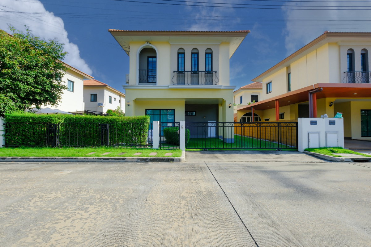 รูป บ้านเดี่ยวหลังใหญ่ แต่งพร้อมเข้าอยู่ ม.เดอะ ริคโค้ เรสซิเดนซ์ วงแหวนฯ-จตุโชติ ถนนไทยรามัญ คลองสามวา ใกล้ทางด่วน ห้างฯ - รูปที่ 1/57