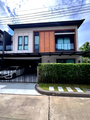 Twin houses for rent Thap Chang : *BH1-429*GRANDE PLENO Krungthep Kreetha – Rat Phatthana 15. Newly built (completion in 2026) with brand-new furniture and appliances. Flood-free area!