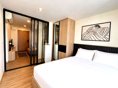 คอนโดให้เช่า : 🏡 ให้เช่า The Excel Hideaway Sukhumvit 71 | ห้องสวย วิวโล่ง ครัวปิด พร้อมเครื่องซักผ้าอบแห้ง ✨
