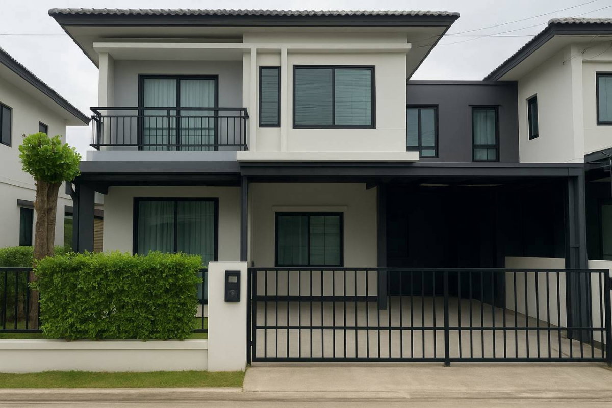 รูป ขายบ้านบริทาเนีย บางนา กม.42 | Modern British Style | แต่งครบ พร้อมอยู่ ฟรีบิ้วด์อินครัว - รูปที่ 1/19