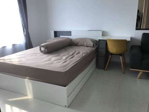 SpaceU 🔥 Life Asoke Studio, 34th Floor | 25 sq.m. | Near MRT Phetchaburi & ARL Makkasan | 16,500/month SP0017