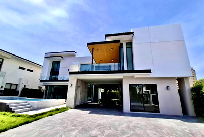 บ้านเดี่ยว รพ.วิมุต-เทพธารินทร์ พระราม 4 :  ขายบ้านเดี่ยวหลังใหญ่ – The Master เอกมัย–รามอินทรา ที่ดิน 182 ตร.ว. | หลังมุม | ใกล้รถไฟฟ้าสายสีชมพู