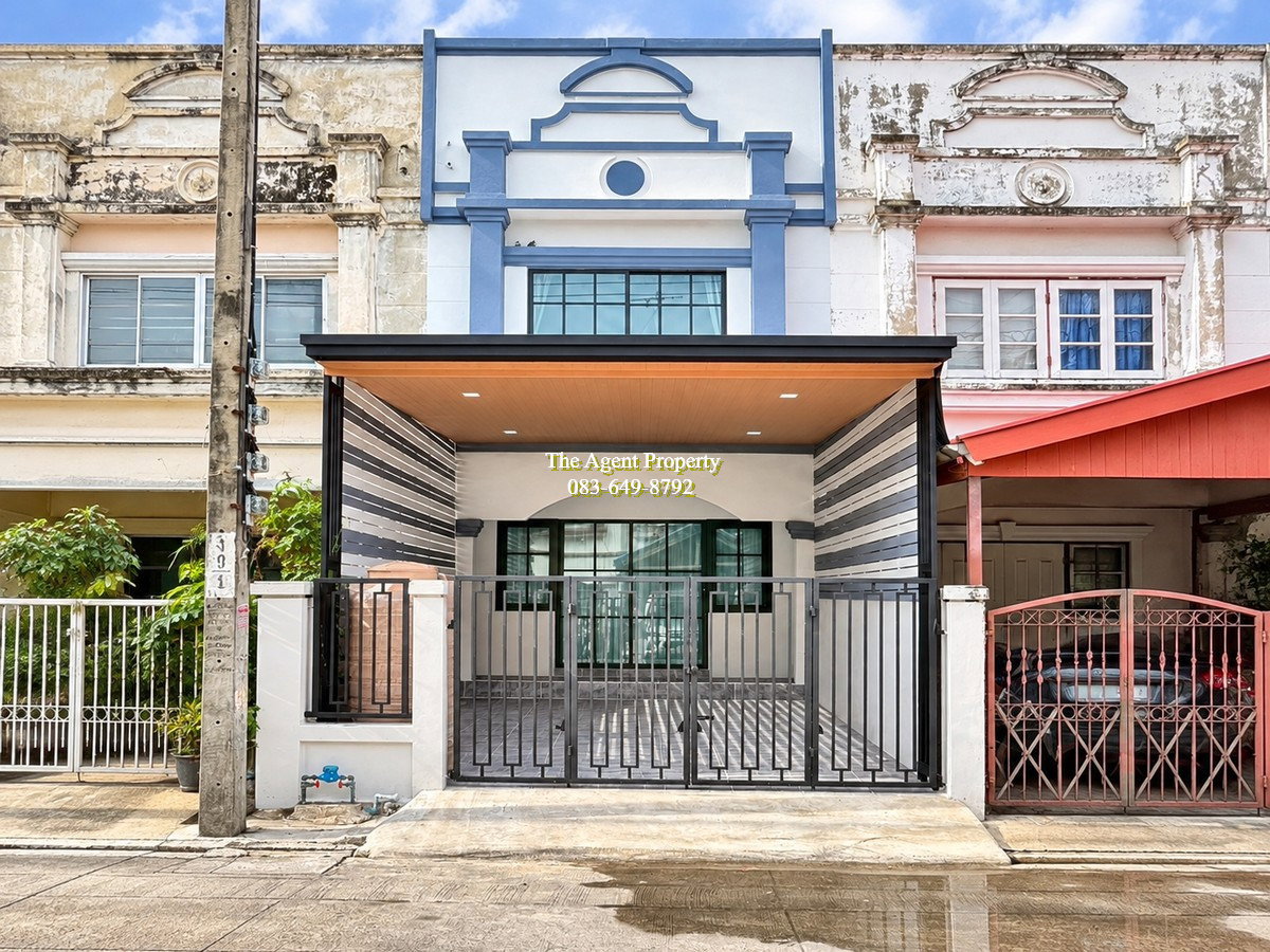 รูป ขายทาวน์เฮาส์ พูนสินธานี 1 เคหะร่มเกล้า 64 ลาดกระบัง 23 ตร.ว. 3 นอน 2 น้ำ มีห้องนอนชั้นล่าง เทอเรสหลังบ้านกว้าง พร้อมอยู่ ฟรีโอน 2.65 ล้าน ใกล้มีนบุรี - รูปที่ 2/20