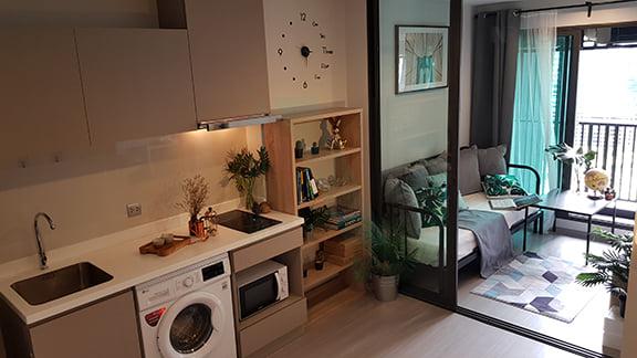 รูป 📣Nice room!📣 ให้เช่าคอนโด ไลฟ์ ลาดพร้าว อาคาร B ชั้น 23 1 ห้องนอน ขนาด 36.00 ตรม ใกล้ Central ลาดพร้าว - รูปที่ 4/8
