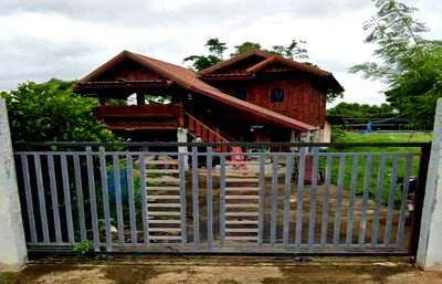 บ้านเดี่ยว ม.กรุงเทพ กล้วยน้ำไท : ขายบ้านดอนประทาย พร้อมที่ดิน – อำเภอม่วงสามสิบ จังหวัดอุบลราชธานี 1 ไร่ 85 ตารางวา 2 ห้องนอน | 2 ห้องน้ำ