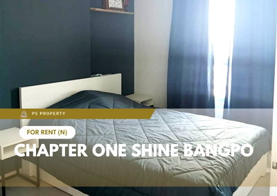 Condos for rent : For Rent 📍 Chapter One Shine Bangpo 📍 Fully furnished with appliances. Near BTS Bang Po.