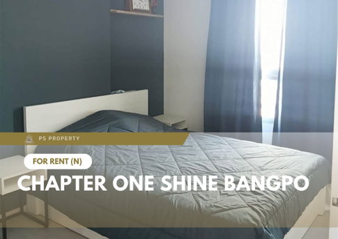 For Rent 📍 Chapter One Shine Bangpo 📍 Fully furnished with appliances. Near BTS Bang Po.
