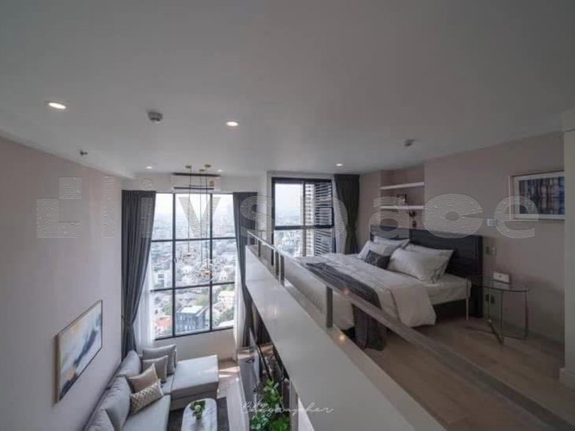 รูป ▚ L0FC4Vツ ให้เช่า Knightsbridge Prime Sathorn 1Bed Duplex 45ตร.ม. ชั้นสูง แต่งสวย พร้อมอยู่ ใกล้ BTS ช่องนนทรี / BRT อาคารสงเคราะห์✨ - รูปที่ 7/11