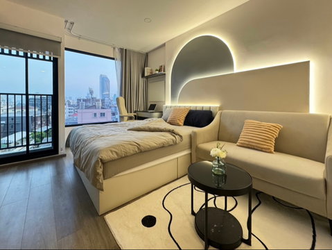 For Rent - SOHO Bangkok Ratchada , Luxury Class Studio 1 bathroom