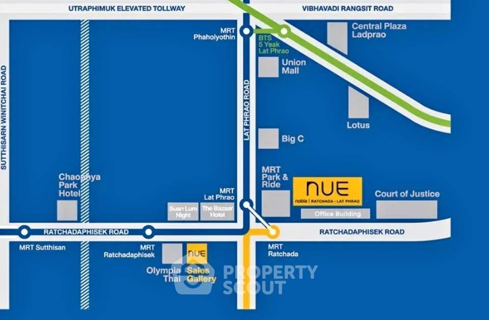 รูป คอนโด 1-ห้องนอน ที่ นิว โนเบิล รัชดา ลาดพร้าว ใกล้ MRT ลาดพร้าว (ID 3398214) - รูปที่ 1/14