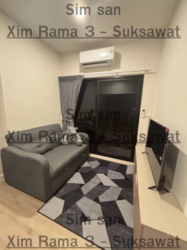 🏢 Condo for Rent: Xim Rama 3 - Suksawat  Property Code | LNP-C9196 