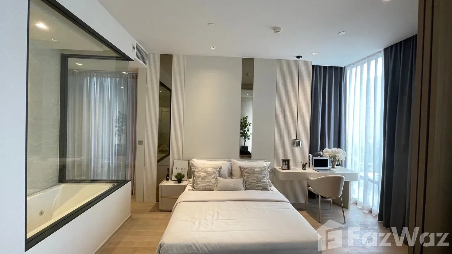 รูป คอนโดให้เช่า 1 ห้องนอน ในโครงการ แอชตัน จุฬา – สีลม 6857958 - รูปที่ 5/13