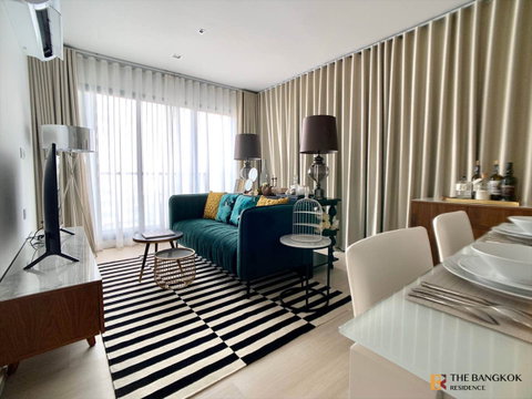 💖💖 Rental Condo 🌆 Life One Wireless 2BR 64 sq.m. 46K ✨ Beautifully Decorated High-Floor North-Facing Unit Near BTS Phloen Chit