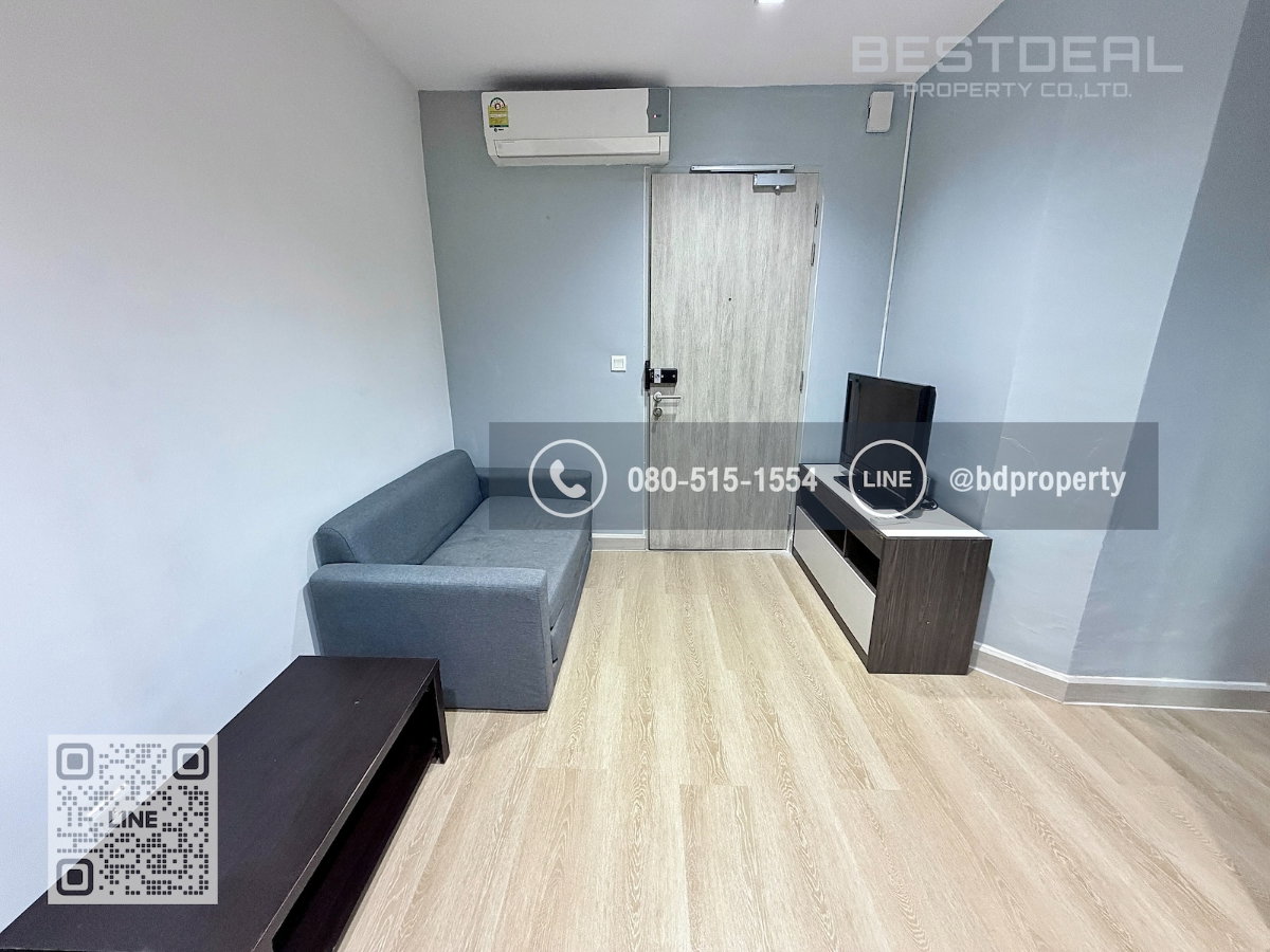รูป Bestdeal ให้เช่า Studio 22ตรม.ราคา 13,000/เดือนเท่านั้น เฟอร์นิเจอร์และเครื่องใช้ไฟฟ้าครบ “IDEO MOBI RAMA 9” ใกล้MRT และ เซ็นทรัลพระราม 9 เพียง 80 ม. - รูปที่ 3/10