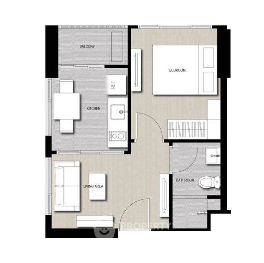 รูป ขายคอนโด 1 ห้องนอน The Base Park East Sukhumvit 77 ใกล้ BTS อ่อนนุช (ID 3398009) - รูปที่ 7/9