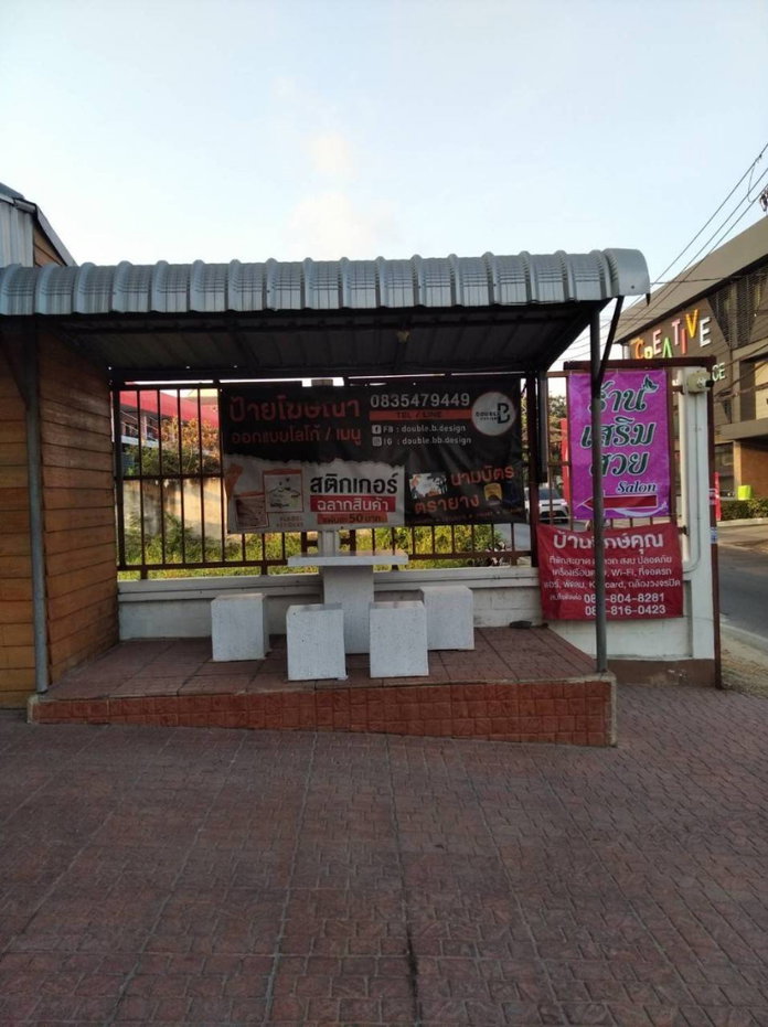 รูป พื้นที่ว่างให้เช่าทำร้านค้า ติดถนน มีที่จอดรถสะดวก - รูปที่ 6/9