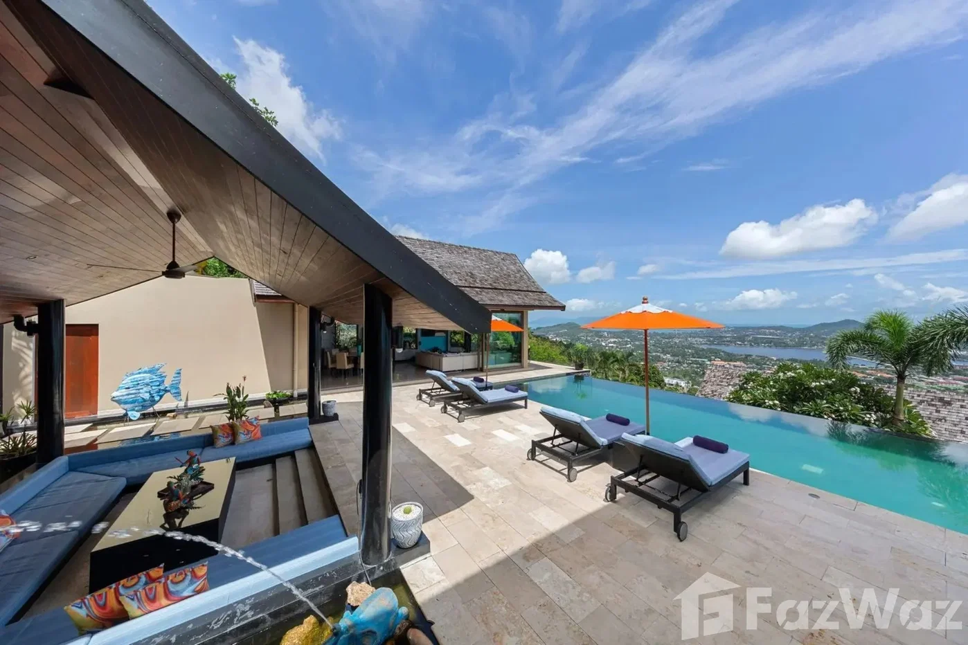 picture An Exceptional Hillside Masterpiece with Panoramic Sea Views 6858078 - 6/36