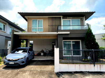 บ้านเดี่ยวให้เช่า : ให้เช่าบ้านเดี่ยว หมู่บ้านชัยพฤกษ์ ปิ่นเกล้า กาญจนา หลังมุมพื้นที่เยอะ 23,500 บาทต่อเดือน