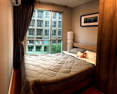 คอนโดให้เช่า : P-52062 คอนโดให้เช่า Lumpini Place Bangna Km.3 ห้องชั้น 4 ตึก A ใกล้ Central บางนา | 1 นอน 26 ตรม. เข้าอยู่ได้เลย Line@easythaihome 085-592-2897