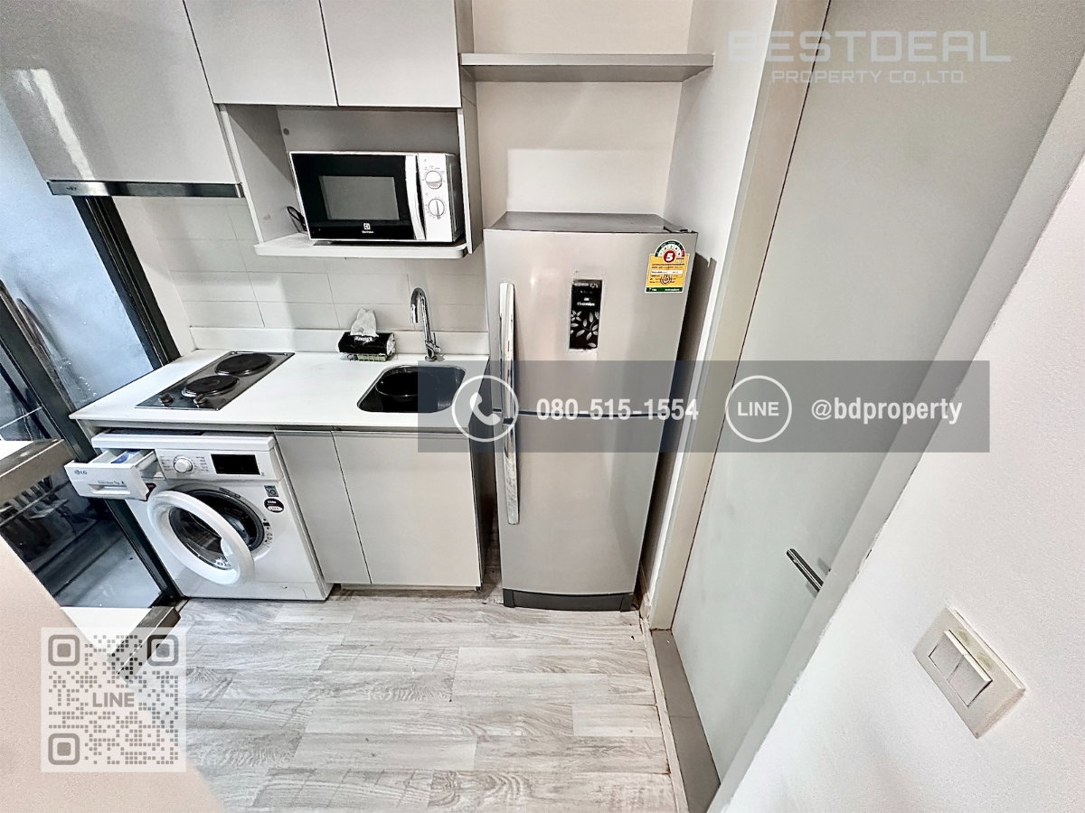 รูป Bestdeal ให้เช่า Studio 22ตรม.ราคา 13,000/เดือนเท่านั้น เฟอร์นิเจอร์และเครื่องใช้ไฟฟ้าครบ “IDEO MOBI RAMA 9” ใกล้MRT และ เซ็นทรัลพระราม 9 เพียง 80 ม. - รูปที่ 8/10