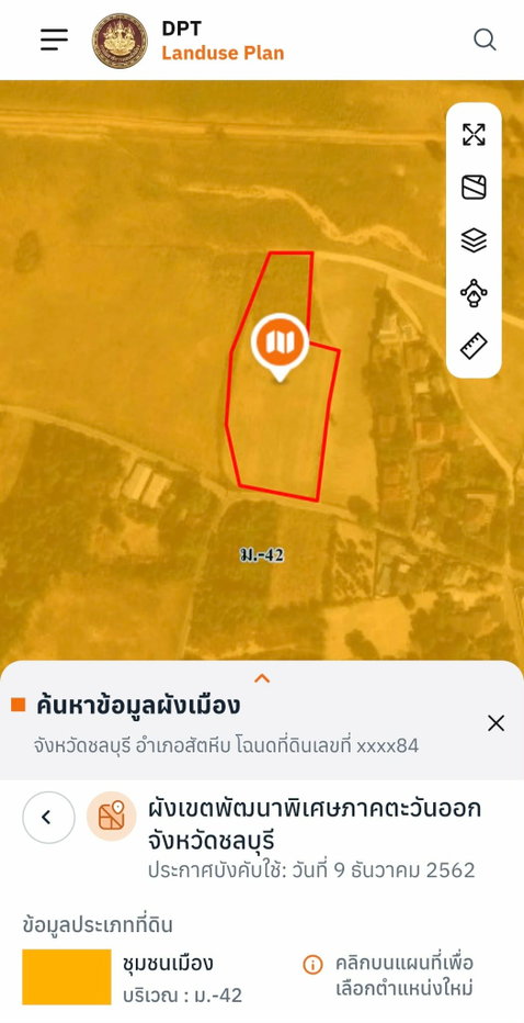 รูป ขายที่ดินพัทยานาจอมเทียน46 5ไร่3งาน96ตรว. - รูปที่ 4/9