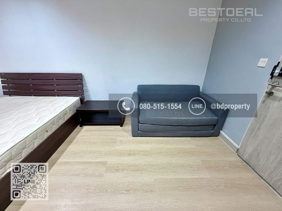 รูป Bestdeal ให้เช่า Studio 22ตรม.ราคา 13,000/เดือนเท่านั้น เฟอร์นิเจอร์และเครื่องใช้ไฟฟ้าครบ “IDEO MOBI RAMA 9” ใกล้MRT และ เซ็นทรัลพระราม 9 เพียง 80 ม. - รูปที่ 4/10