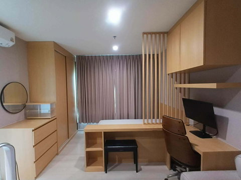 Space U 🔥 Life Asoke Studio Furnished , 20th floor | 24 sq.m. | Conveniently located near SWU| Only 15,000 THB/month  SP0046