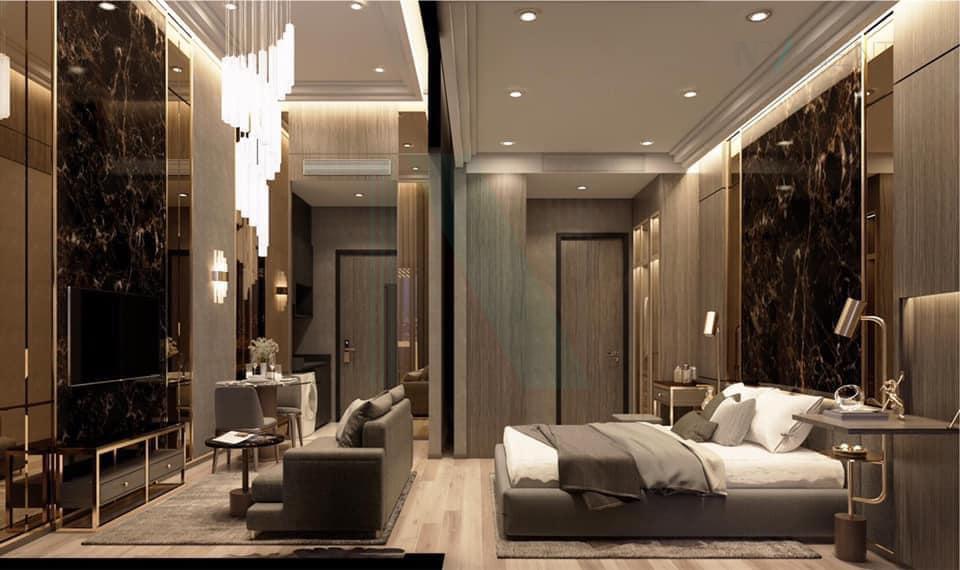picture 🚩 For Rent Condo ASHTON ASOKE Building 1, Floor 50,Studio, Room size 34.00 sqm - 7/8