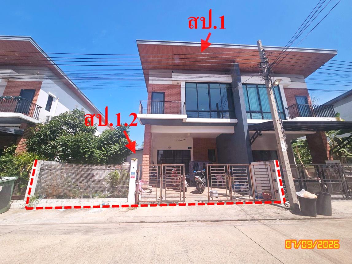 รูป บ้านเดี่ยว 36 ตร.วา สุขสำราญ คาแนล พระสมุทรเจดีย์ สมุทรปราการ 2.8M - รูปที่ 8/17