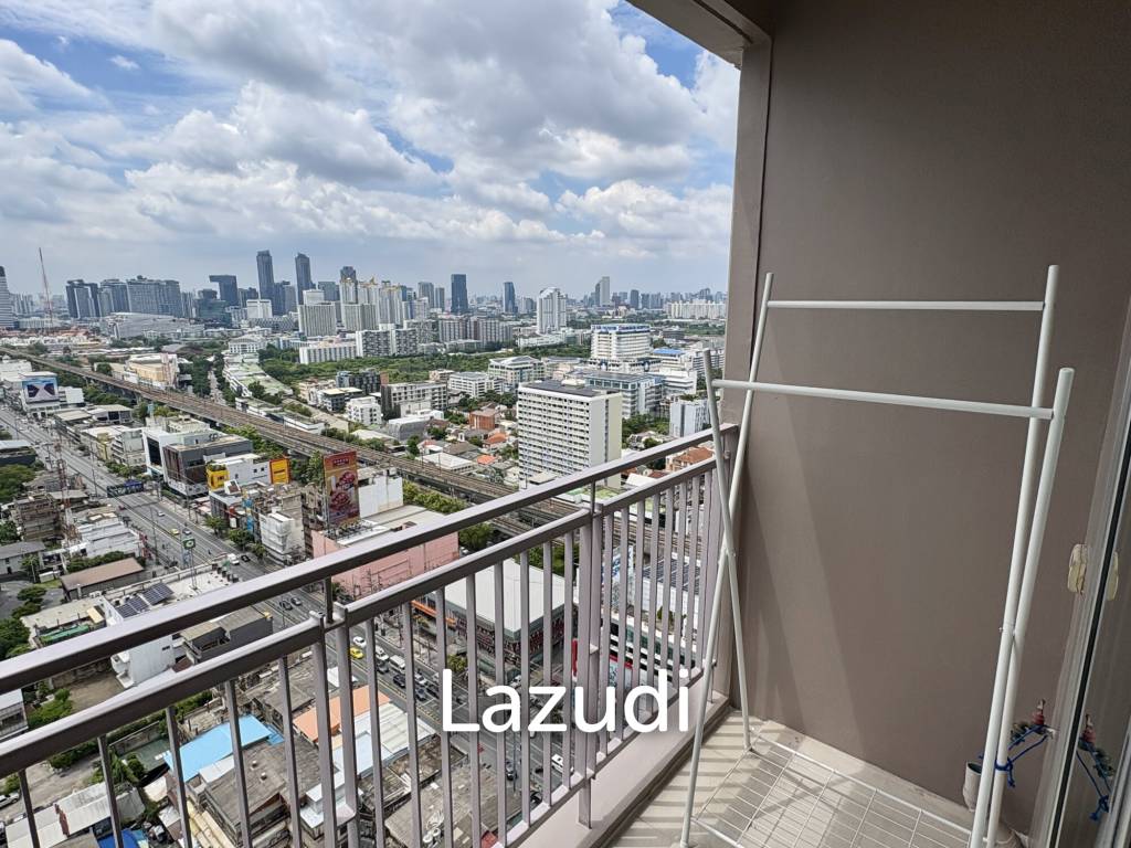 รูป วิวเส้นขอบฟ้าชั้น 29 คอนโด 36.09 ตร.ม. บางกะปิ กรุงเทพฯ - รูปที่ 14/15