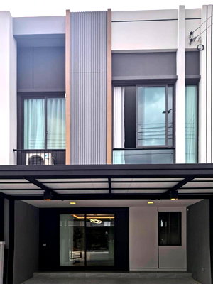 Townhouses for rent Samut Prakarn : 💥CP-12261💥 For Rent: 2-story Townhome in Pleno Sukhumvit-Bangna 4 Project. 👉Add Line @accessliving
