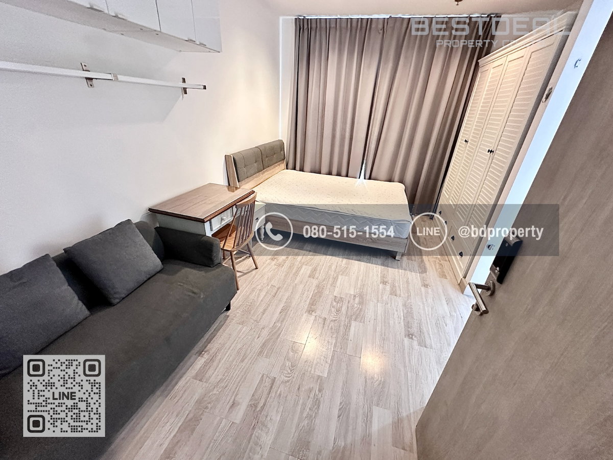 รูป Bestdeal ให้เช่า Studio 22ตรม.ราคา 13,000/เดือนเท่านั้น เฟอร์นิเจอร์และเครื่องใช้ไฟฟ้าครบ “IDEO MOBI RAMA 9” ใกล้MRT และ เซ็นทรัลพระราม 9 เพียง 80 ม. - รูปที่ 6/10