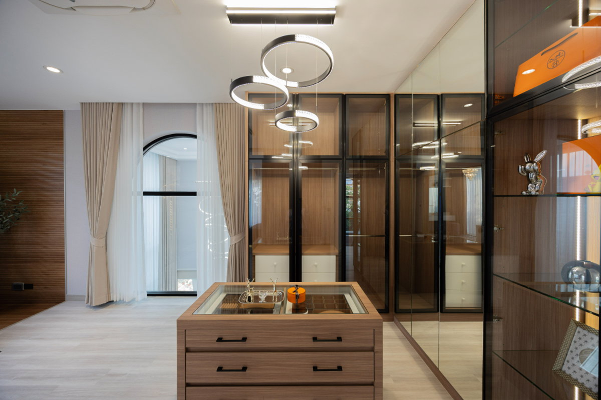 รูป Pool Villa 2 ชั้น บ้านหรูสไตล์โมเดิร์น พร้อมสระว่ายน้ำในตัว ใกล้เซ็นทรัลแอร์พอร์ตและสนามบิน #A8-V0051 - รูปที่ 19/26