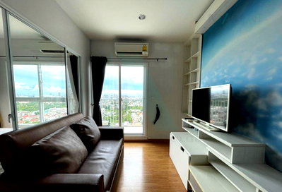 Condos for rent : 🚩 For Rent Condo THE PARKLAND RATCHADA-WONGSAWANG Building 1, Floor 25,1 bed room, Room size 30.00 sqm