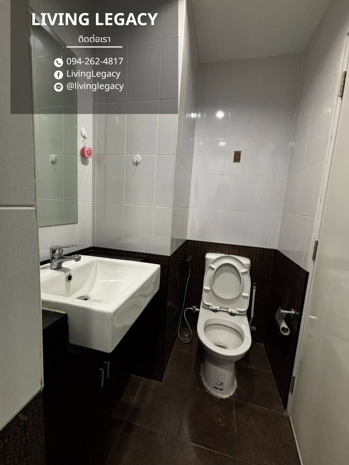 รูป SMQU2P เช่าด่วน คอนโด Asakan Place Srinakarindra ชั้น 27 ใกล้ MRT ห้วยขวาง | 1 นอน 30 ตร.ม. 8,500 บาท/เดือน - รูปที่ 12/12