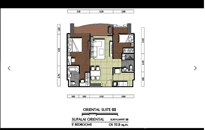 Condos for sale : Live Above Bangkok — Supalai Oriental Tower D, Floor 30 6850141