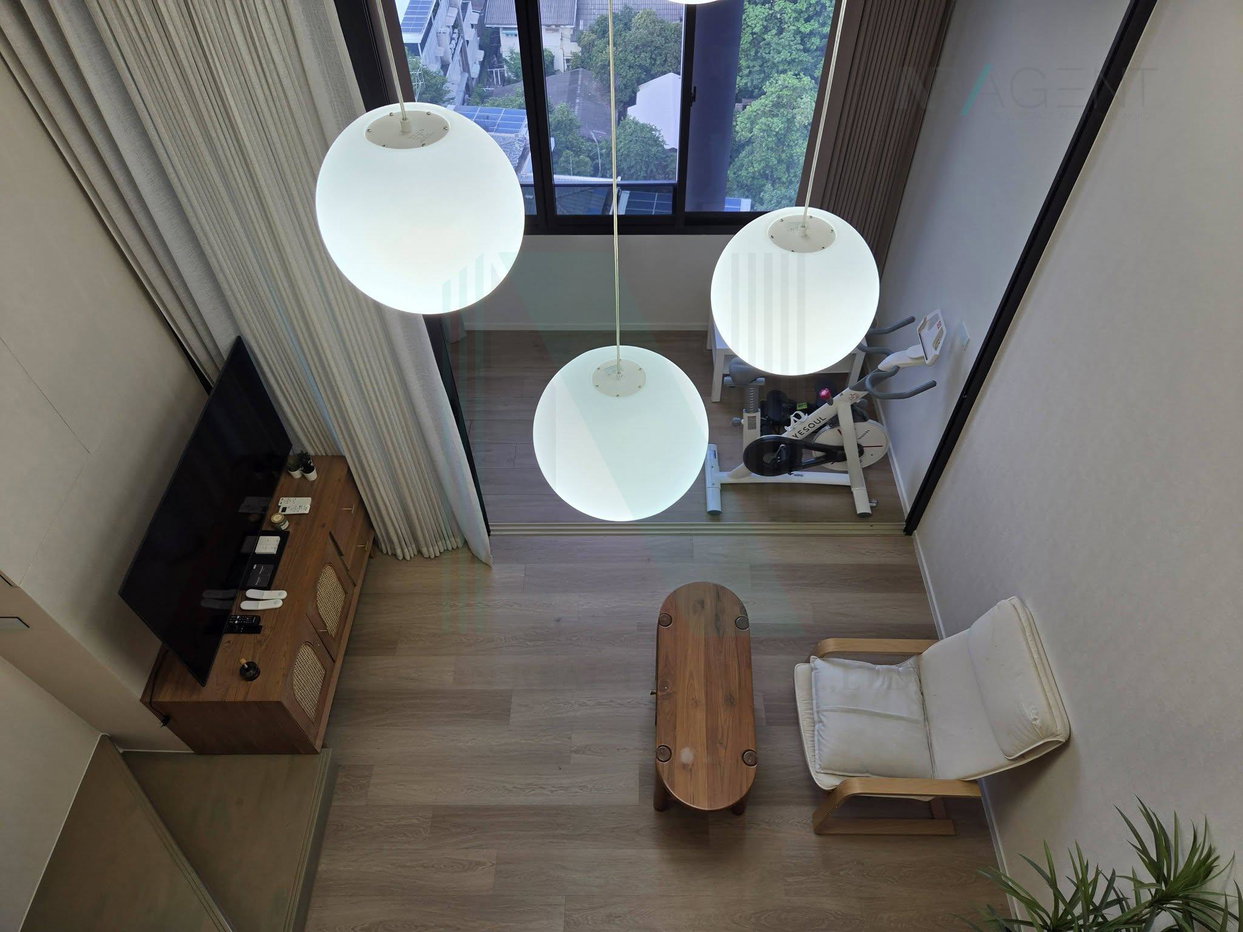 รูป 🔺 ให้เช่าคอนโด ไซมิส สุขุมวิท 87 อาคาร 1 ชั้น 8 Duplex ขนาด 52 ตรม ใกล้ Century The Movie Plaza - รูปที่ 2/8