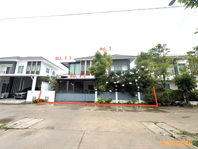 รูป บ้านเดี่ยว 50 ตร.วา แลนซิโอ คริป พระสมุทรเจดีย์ สมุทรปราการ 3.9M - รูปที่ 1/15