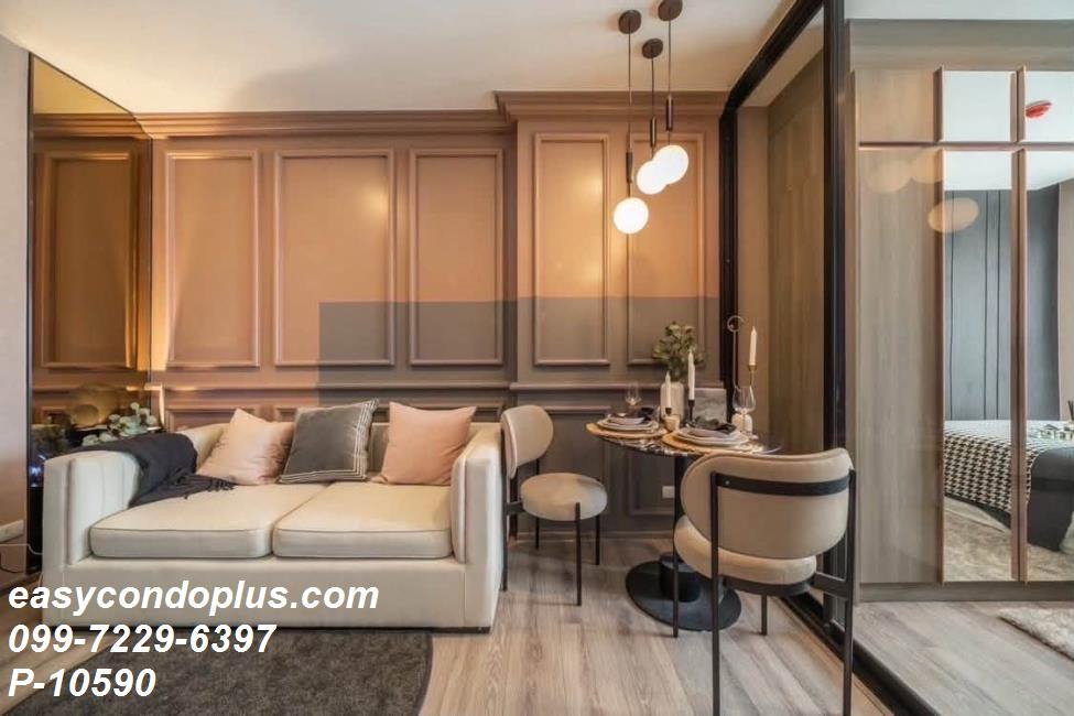 picture 💥[ 𝐏-𝟏𝟎𝟓𝟗𝟎 ] FOR RENT ( KnightsBridge Collage Sukhumvit 107 )  to BTS Bearing! 𝟏𝟓,𝟎𝟎𝟎 THB/mo. | Line: @easycondoplus | 099-229-6397 - 2/7
