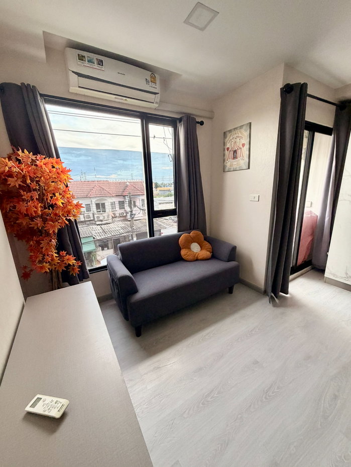 รูป code : B58 ว่างแล้ว!! คอนโดให้เช่า เอ แลนด์ คอนโด ไทรน้อย (A Land Condo Sai Noi) | ตึก H ชั้น 3 ห้องเลขที่ 79/30 ทำเลบางกรวย-ไทรน้อย พร้อมเข้าอยู่ - รูปที่ 3/8