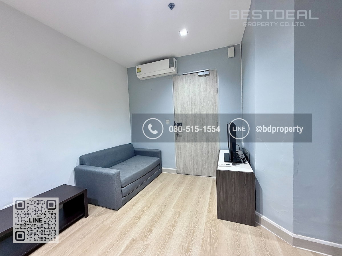 รูป Bestdeal ให้เช่า Studio 22ตรม.ราคา 13,000/เดือนเท่านั้น เฟอร์นิเจอร์และเครื่องใช้ไฟฟ้าครบ “IDEO MOBI RAMA 9” ใกล้MRT และ เซ็นทรัลพระราม 9 เพียง 80 ม. - รูปที่ 6/10