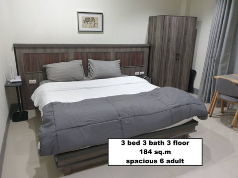 townhome, 180 sqm, 3 bed, 3 bath. In Mae Hia market, Next to RimPing Supermarket, 7-11 , ABA and APISP International Schools