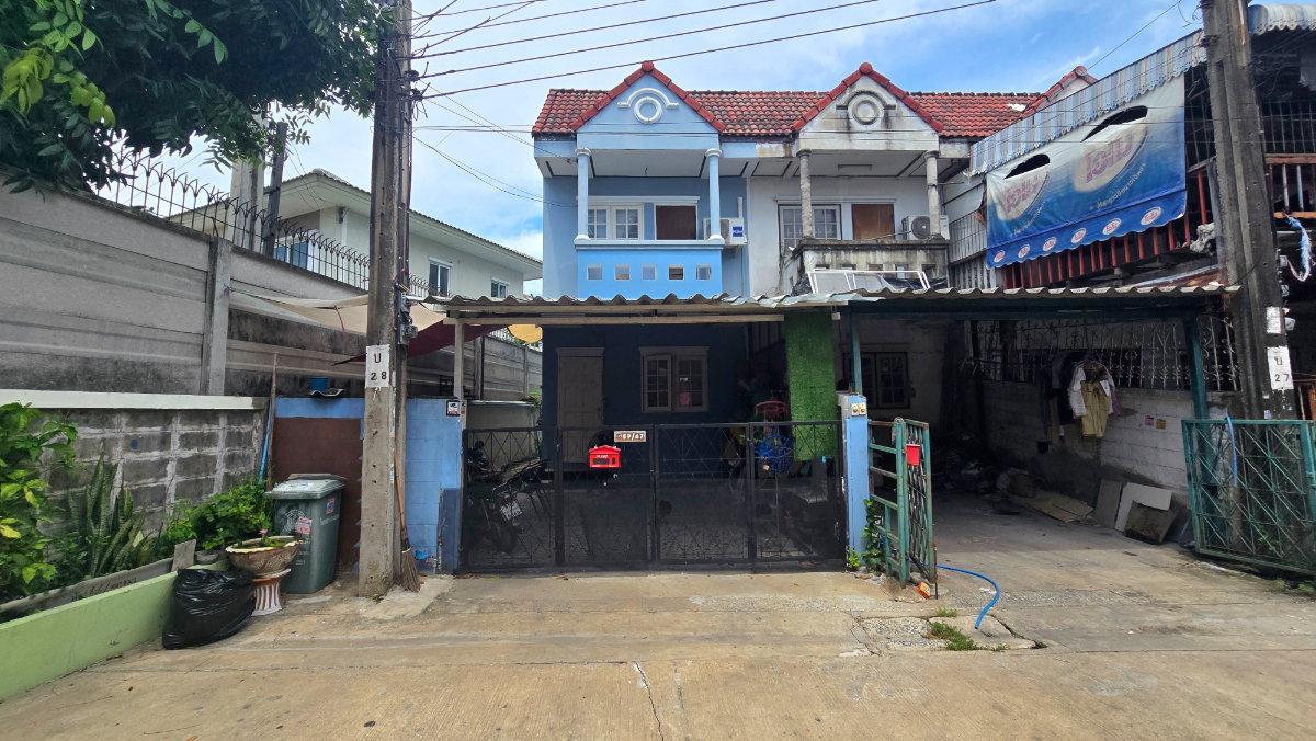 รูป ทาวน์เฮ้าส์2ชั้น หลังริม พท.21 ตร.ว หมู่บ้านบัวหลวง1 หนามแดง ใกล้เมกาบางนา ถนนบัวนครินทร์ บางพลี สมุทรปราการ - รูปที่ 2/23