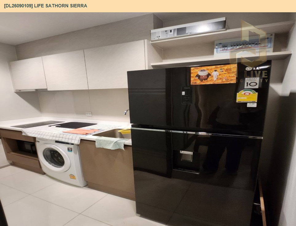 รูป DL26090109 ให้เช่าคอนโด ไลฟ์ สาทร เซียร์รา (Life Sathorn Sierra) ใกล้ BTS ตลาดพลู พร้อมเข้าอยู่ โทรด่วน 0653619502 LineID @952jdxxk - รูปที่ 5/9