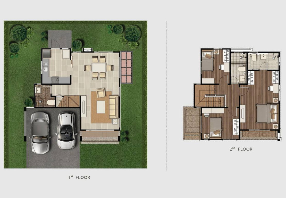 รูป 93030 - ขายด่วน/ทำเลทอง บ้านแฝด เดอะแพลนท์ รังสิต คลอง 4-วงแหวน ใกล้ทางด่วนวงแหวนฯ กาญจนาภิเษก สภาพพร้อมอยู่ ราคาดีที่สุดในโครงการ! - รูปที่ 9/12