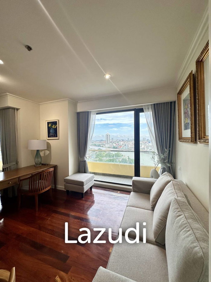 รูป คอนโดรีโนเวทใหม่ 2 ห้องนอน 2 ห้องน้ำ วิวแม่น้ำ ชั้น 20 ขนาด 137 ตร.ม. ที่บ้านเจ้าพระยาคอนโด สำหรับเช่า - รูปที่ 8/32