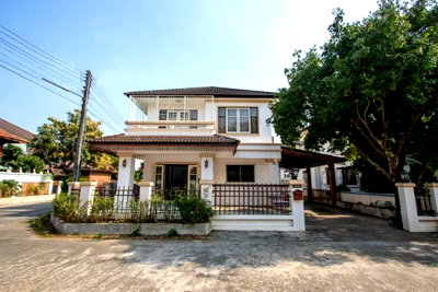 Houses for sale Hang Dong Chiang Mai :  For Sale: 2-Storey Corner House Behind Kad Farang – Than Dong, Hang Dong (Sold with Tenant – Prime Investment Opportunity
