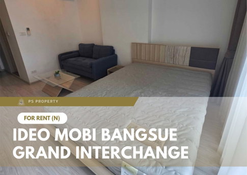 For rent ✨ IDEO Mobi Bangsue Grand Interchange ✨ Fully furnished with appliances included; located near MRT Tao Poon.