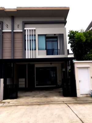เช่าทาวน์โฮม แม็คโคร บางบัวทอง : 🏡✨ ให้เช่าทาวน์โฮม 2 ชั้น The Trust ราชพฤกษ์–รัตนาธิเบศร์ | บ้านพร้อมอยู่ เฟอร์นิเจอร์และเครื่องใช้ไฟฟ้าครบ